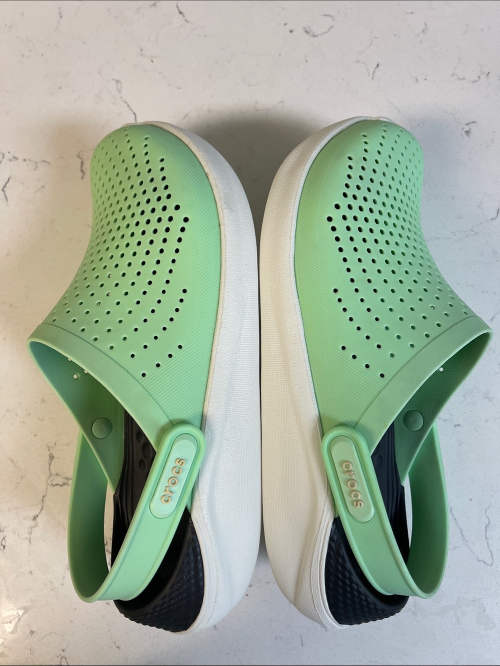 Crocs Literide Clog Mint Green 204592 Unisex Women’s 9 - Men’s 7 - Picture 9 of 17